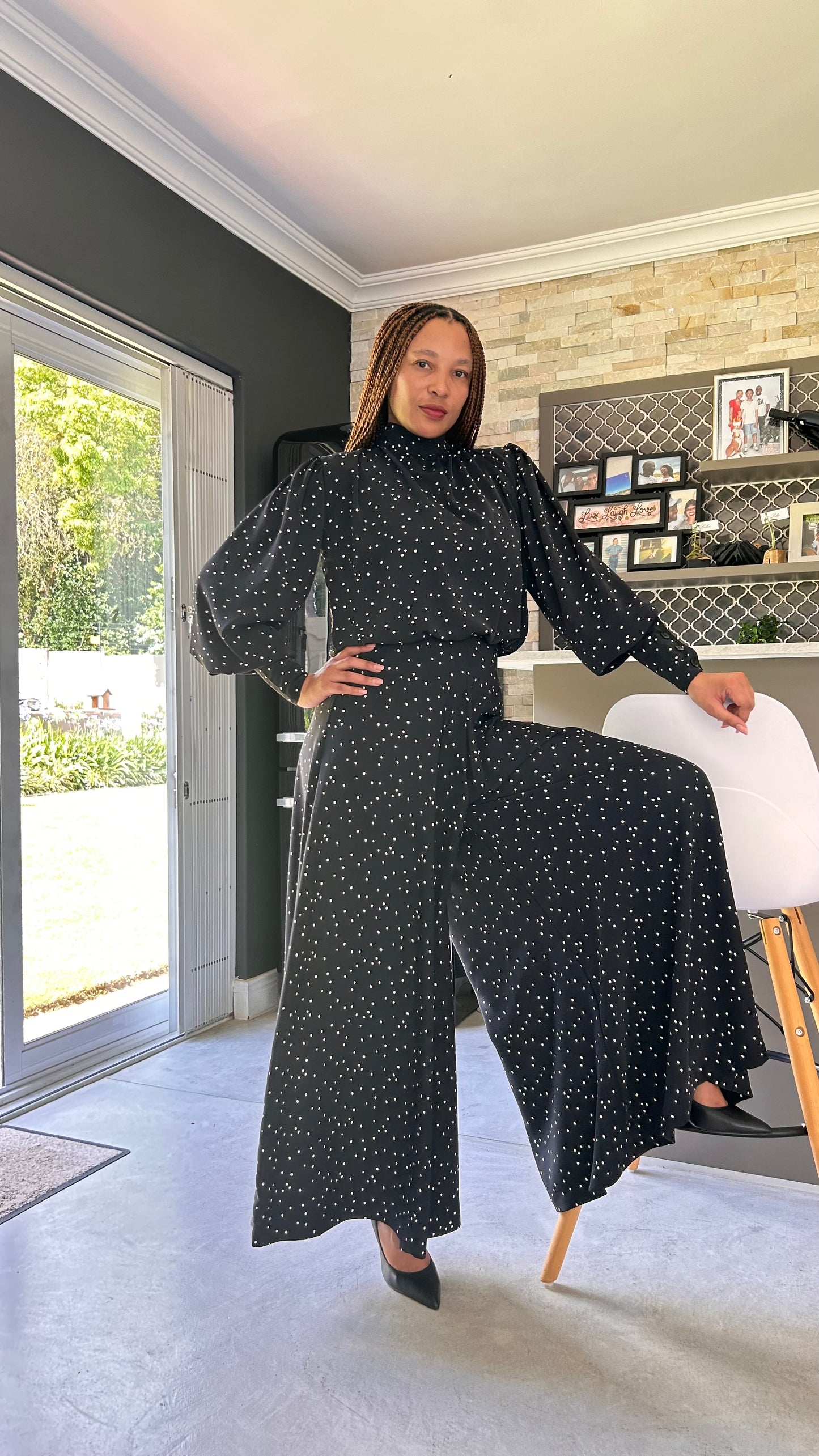 Ebony Polka set