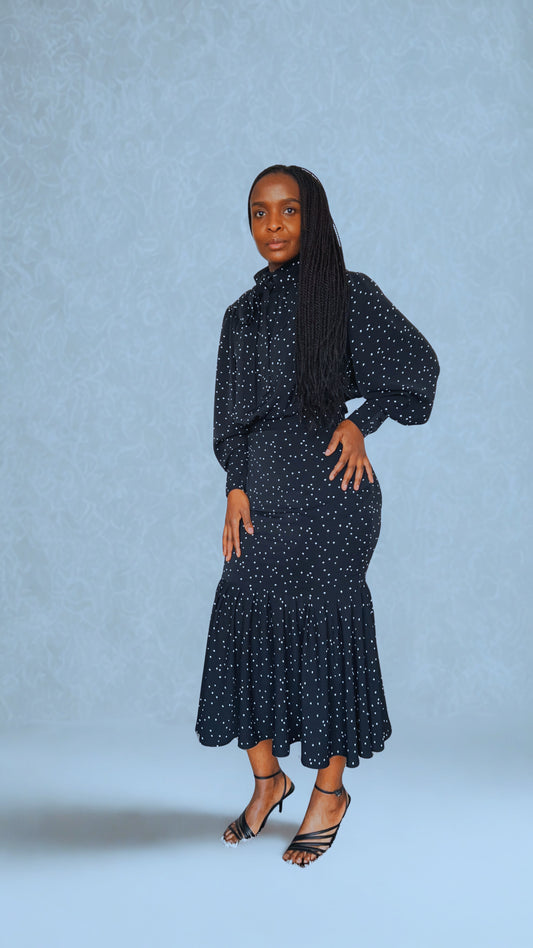 Ebony Polka set