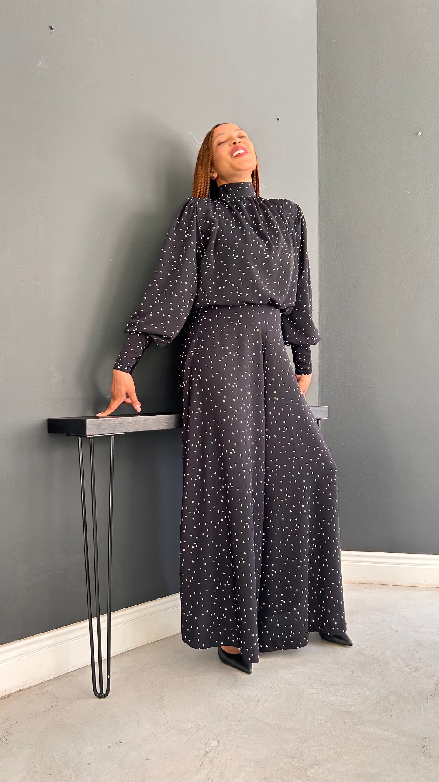 Ebony Polka set