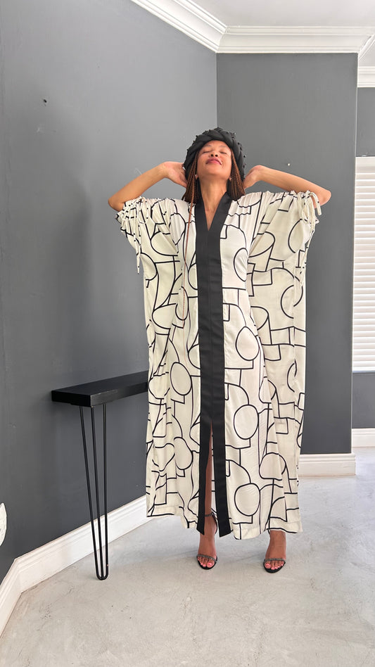 Silky satin Kimono